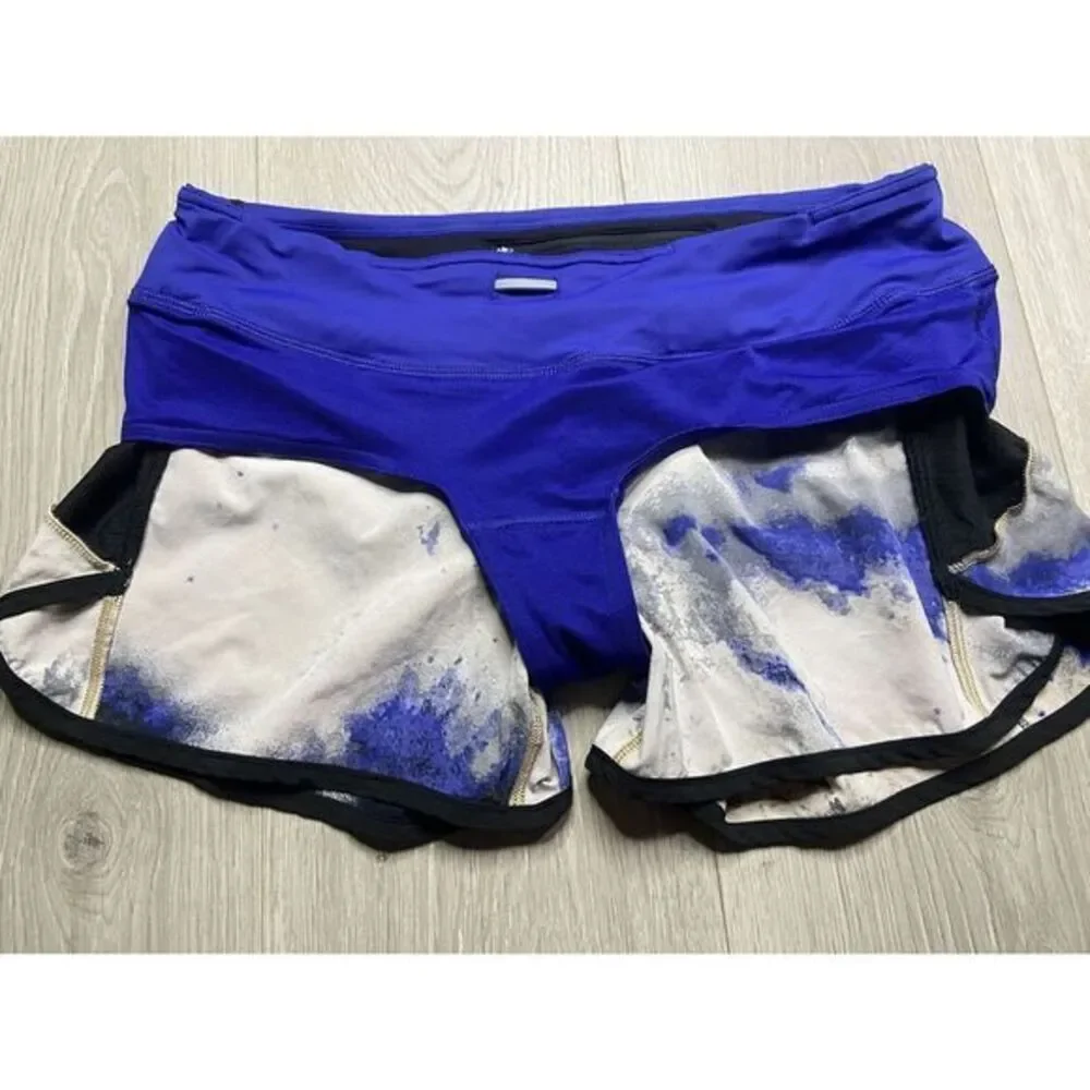 Lululemon Short Women 6 Speed Short Milky Way‎ Purple Running Active Gym 4.5